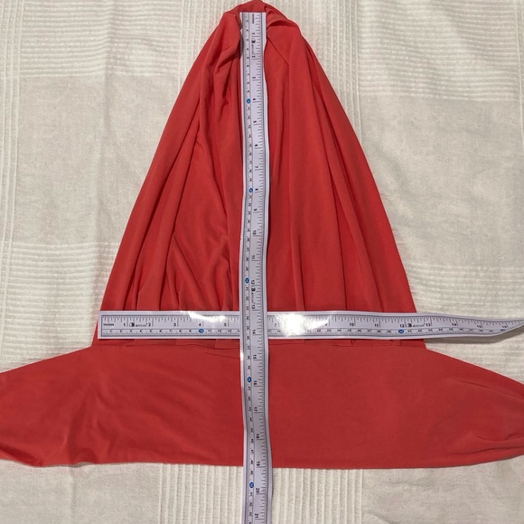 Sabora Orange Halter Tie Back Top - Picture 3 of 6